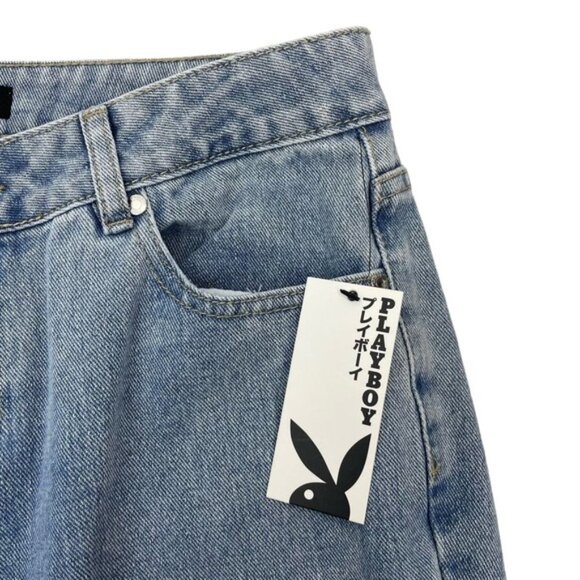 NWT PLAYBOY Distressed Straight Leg Jean Sz Small - Picture 4 of 10
